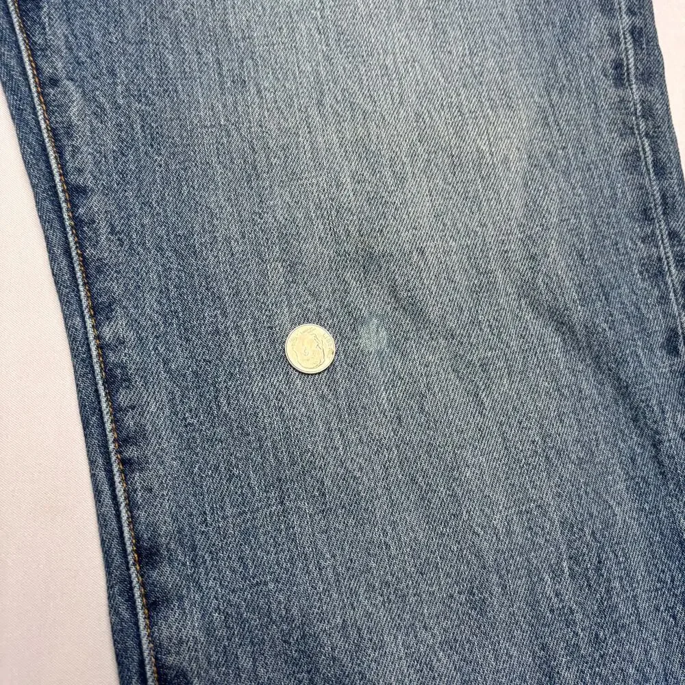 $185 Sid Mashburn Light Wash Denim 38x32 Slim Straight Jeans